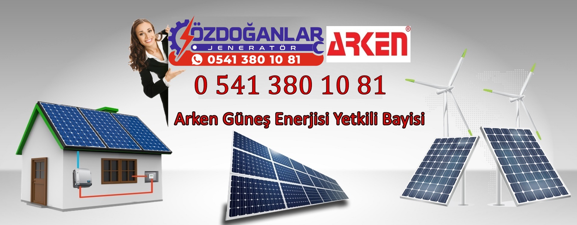 Kırıkkale Arken Güneş Enerjisi Yetkili Bayi-0 541 380 10 81 - ÖZDOĞANLAR GÜÇ VE ENERJİ SİSTEMLERİ-